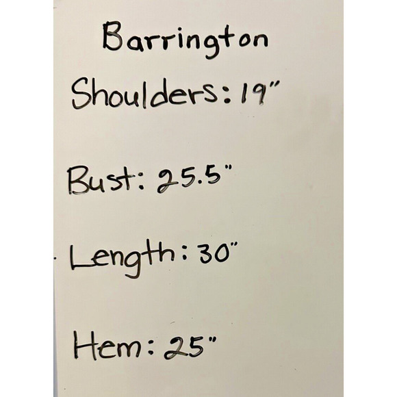 Barrington Men’s Button Down Oxford Shirt Short Sleeve Striped Size 17 - Picture 9 of 9